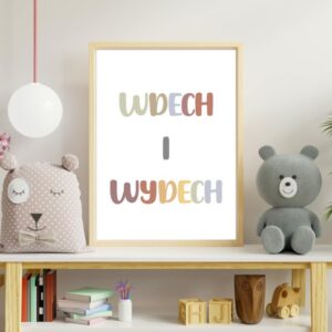 Plakat motywacyjny "Wdech i wydech"